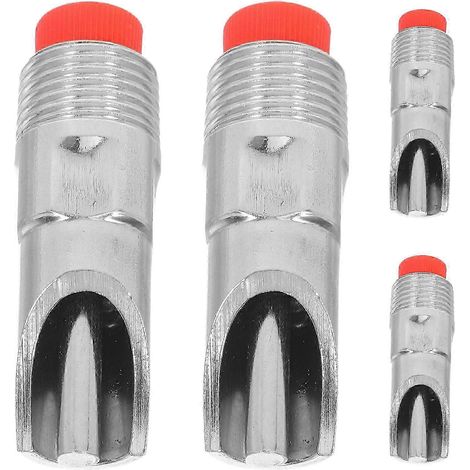 Lot de 4 abreuvoirs automatiques à tétine en acier inoxydable pour porcs, destinés aux élevages. (1/5)