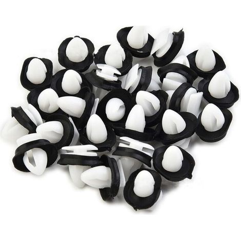 Lot de 100 clips de fixation pour portes de voiture avec joint en caoutchouc 9 mm, clips pour pare-chocs Citroën Jumper, Peugeot Boxer, Fiat (1/5)