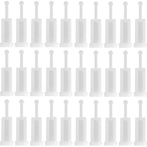 Filtres Universels pour Outils de PulvéRisation Jetables HVLP Passoires de Peinture à Alimentation par Gravité Maille Fine, Blanc (1/4)