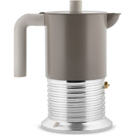 Alessi Caffettiera Vite Warm Grey 6 Tazze
