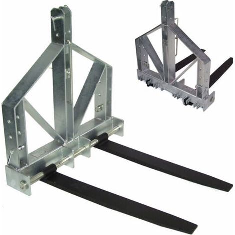Traktor Palettengabel 900kg Kat 1 Dreipunkt-Heck Gabelzinken Staplergabel 56135