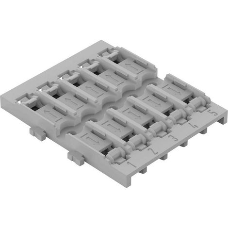 Wago 221-2525 Adaptador de fijación gris neutro duradero