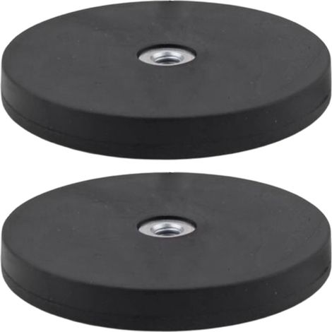 Support de base magnétique pour barre lumineuse, filetage intérieur, base magnétique, feux antibrouillard, pour voiture, camion, SUV, caravane, tracteur