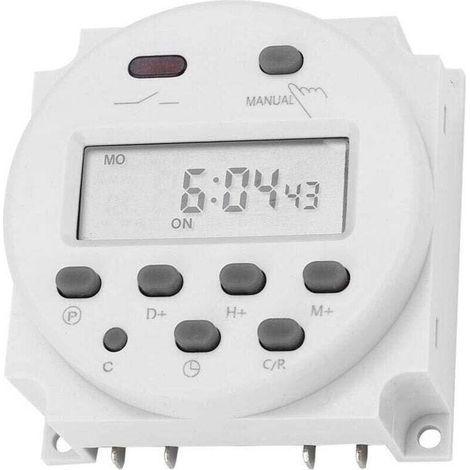 Mini CN101A LCD de Grande Taille Contrôle de Micro-Ordinateur numérique Interrupteur de minuterie d'alimentation Haute précision DC 12V Anti-interférence (1/4)