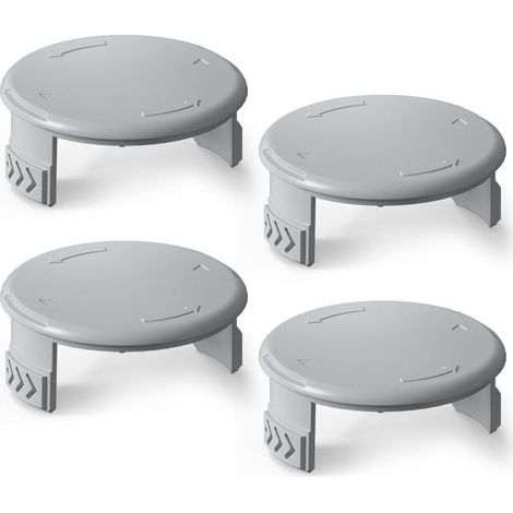 4 Pièce Couvercle de Bobine Compatible avec Ryobi Coupe Bordures, AC14HCA Capuchon de Bobine, Tondeuse Capuchon de Bobine Ressorts pour Ryobi Debroussailleuse