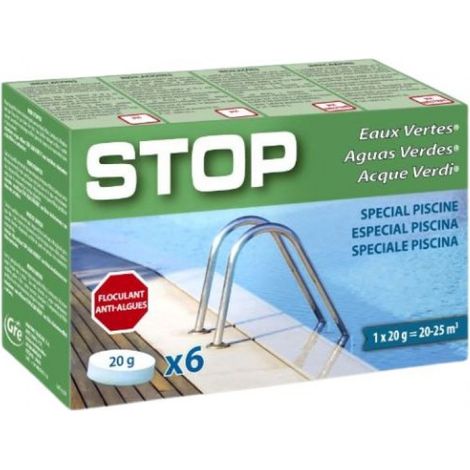 Pastiglie per piscina Stop Acque Verdi GRE