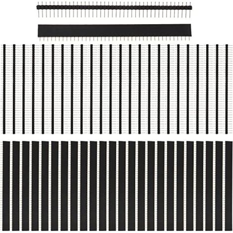 Connecteur mâle et femelle Header PCB 2.54mm 40 broches (50 pièces) (1/5)