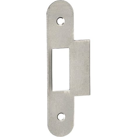 Gâche pour serrure à encastrer, brut à bouts ronds, hauteur 100mm - THIRARD (1/2)