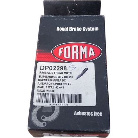 Pastigle freno sinterizzate per bombardier atv ds 650 quest 650 pinza dx (1/3)