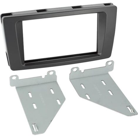 Kit Facade autoradio 2DIN compatible avec Skoda Octavia Yeti ap04 Noir