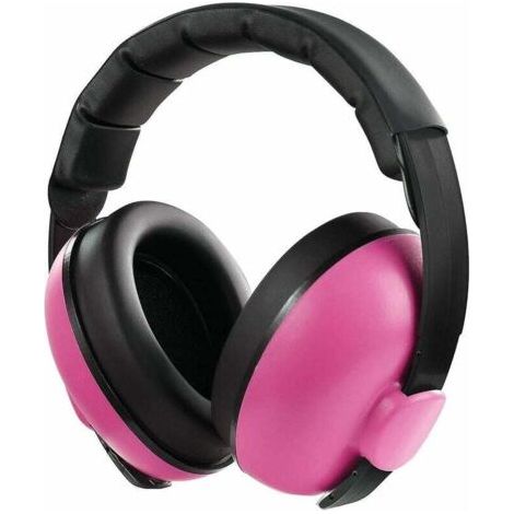 Casque antibruit de protection d'oreille de bébé pour bébés rosered