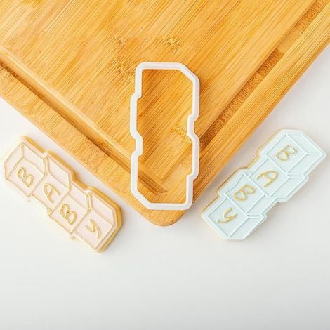 Embosseur De Biscuits - 22 Motifs En Plastique Réutilisable Antiadhésif Pour Pâtisserie Et Décoration De Gâteaux - Fête Des Mères Anniversaire Baby Shower (1/3)