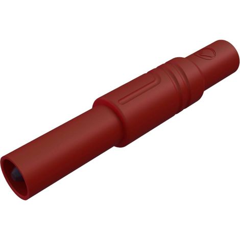 Hirschmann Test & Measurement LAS S G Spina a lamelle di sicurezza Spina dritta Ø perno: 4 mm Rosso 1 pz.
