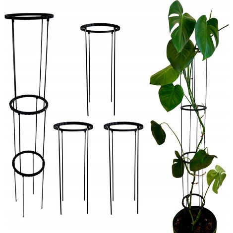 Anillo de soporte para plantas y flores, abrazadera modular 3 en 1, 99 cm (1/5)