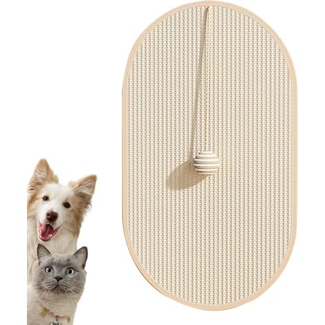 Tapis À Griffes pour Chat Tapis De Sol Anti Griffures pour Chat Et Tapis,Jouet À Griffes Résistant pour Chaton Protégeant Sol Tapis Et Canapé (1/5)