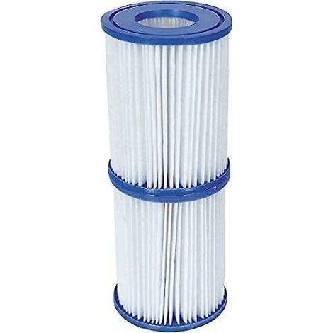 Cartouche filtrante Bestway Flowclear Type II, filtre Bestway pour piscine et spa, installation facile, filtre de nettoyage de piscine (1/5)