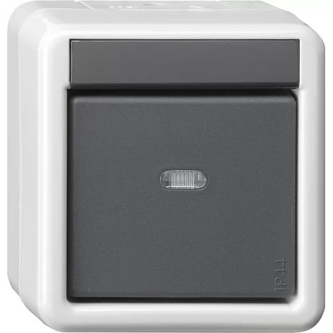 Gira Taster 515230 KNX/EIB 1fach BA WG AP 2 LED gr (1/2)