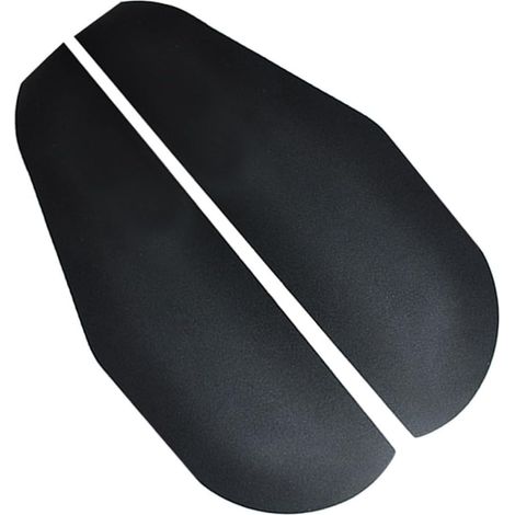 Panneau Protège Éclats et Gouttes de Pluie pour Rétroviseur Latéral en Alliage D'aluminium Noir 2pcs pour Jours de Pluie et Neige (1/5)