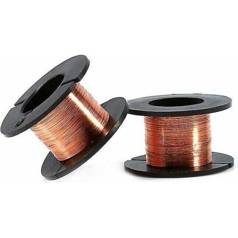 Stück 0,1 mm Lackdraht Kupferlackdraht Wickeldraht Reparaturdraht Länge 12 m (1/3)