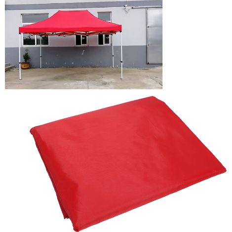 Auvent de remplacement en tissu Oxford 420D pour tente, jambe droite pour pare-soleil, publicité, promotion, rouge (1/5)