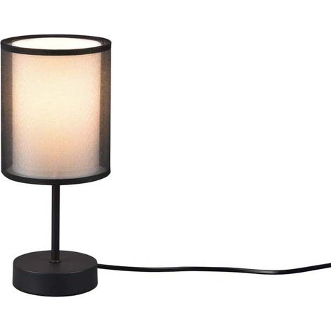 lampe de table lampe de chevet lampe de table noir blanc organza lampe de salon (1/5)