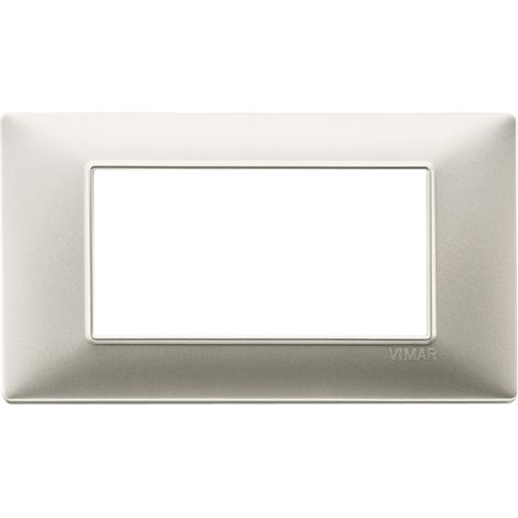 Placca 4M nichel opaco Vimar Plana 14654.21