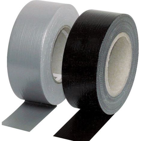 Ruban adhésif toile plastifiée GRIS - COLIS 24 ROULEAUX