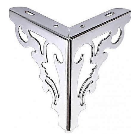 Ensemble de 4 pieds de canapé, accessoires de meubles, pieds de table et d'armoire en métal, pieds de meubles en acier inoxydable (1/5)