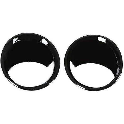 2 pièces de garniture de phare antibrouillard avant noir brillant pour X1 F48 2016-2019 JR2025032600801 (1/4)