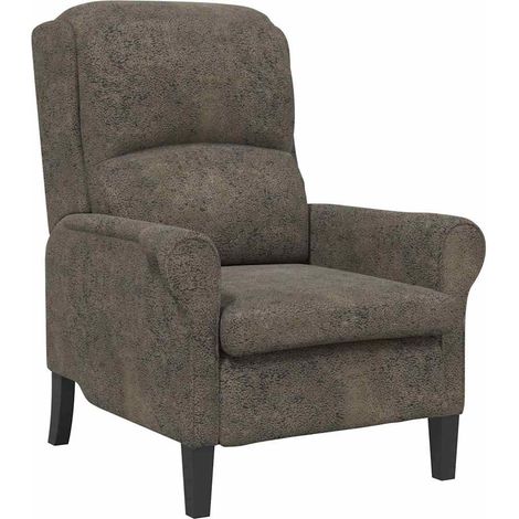 Fauteuil relax  Fauteuil Gris foncé Simili cuir (1/5)