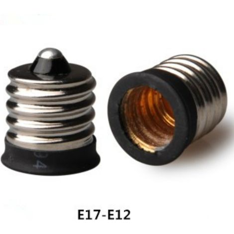 En stock : douilles et adaptateurs de lampe à petite vis E17 vers E12/E11/E10 avec marquage CE et traitement ignifuge. (1/3)