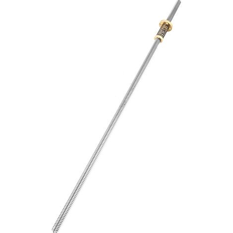 Tige filetée T8 avec écrou à ressort anti-jeu pour imprimante 3D (400mm) (1/3)