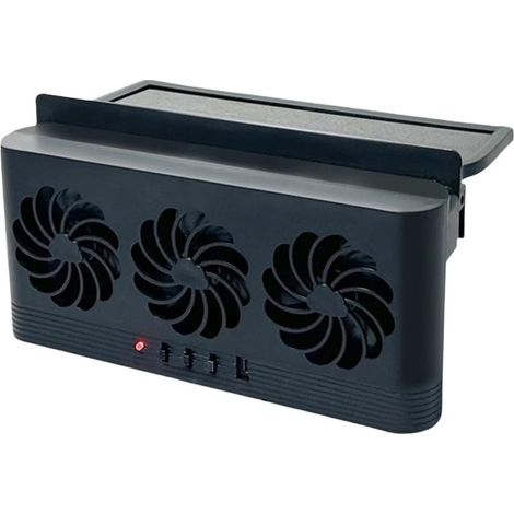 Ventilateur solaire automatique avec ventouse grand angle et (1/5)