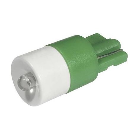 CML 1511B25UG3 Luce di segnalazione a LED Verde W2,1x9,5d 12 V/DC, 12 V/AC 2100 mcd