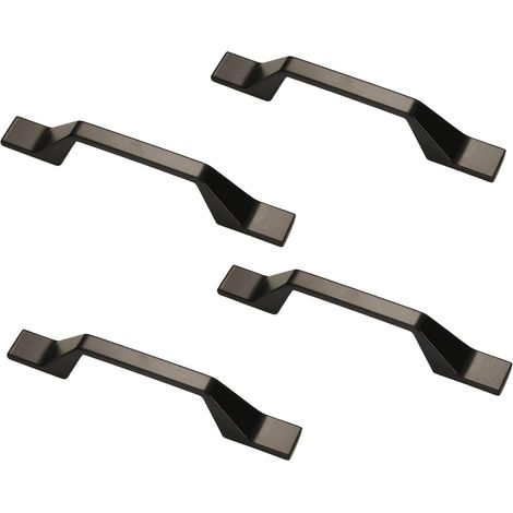 Boutons de tirage pour tiroirs, 4 poignées en aluminium armoires (1/4)