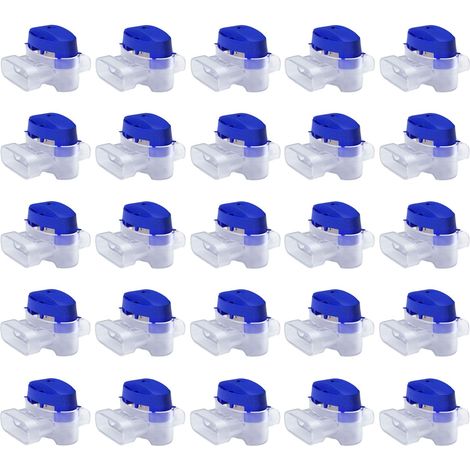 Juego de conectores para cables de cortacésped robóticos: 25 conectores rellenos de gel para extender o reparar cortacéspedes eléctricos de bajo voltaje. Resistentes al agua, seguros y sin necesidad d