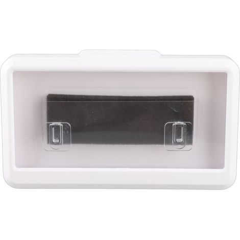 boîte de rangement-Housse Protectrice et Porte-Téléphone pour Salle de Bain - Étui Imperméable, Support Fixé mur, Compatible Tactile, pour Smartphone jusqu'à 6.8 pouces (1/4)