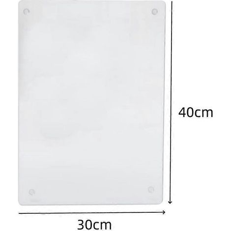 Schneidebrett aus Acryl für Outdoor-Camping, kleines, transparentes Tablett für die Arbeitsplatte