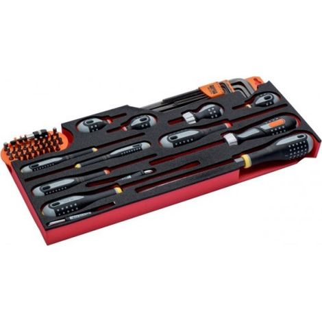 BAHCO - Jeu d'outils métrique, module pr caisses à outils métalliques 1483K/1483KHD-53pc