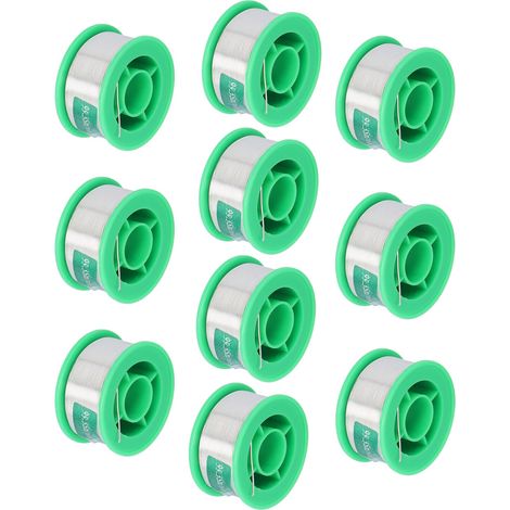 10 fils d'étain écologiques pour fer à souder, 0,8 mm, 100 g (1/5)