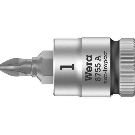 Wera 8755 A 05003353001 Croce Pozidriv Inserto giravite a bussola PZ 1 1/4 (6.3 mm) (1/3)