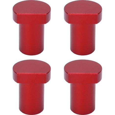 Banc pour chien en 4 parties, cheville d'établi de 19 mm de diamètre, butée de bureau en bois en alliage d'aluminium haute résistance, cheville rouge (1/5)