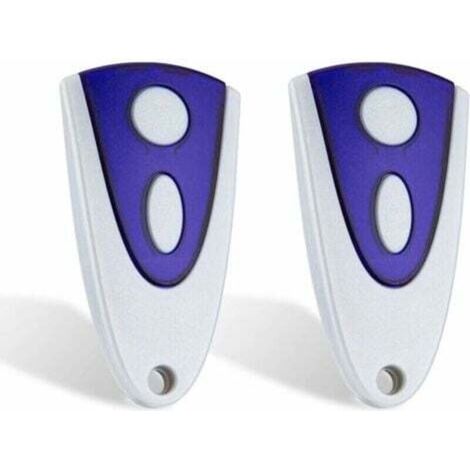 Set di 2 telecomandi per porte da garage compatibili con Novoferm Novotron 502 MAX43-2 Novotron 512 MIX43-2 433,92 MHz