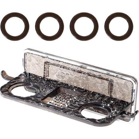Support de rangement sans perçage pour flacons de gel douche (1/5)