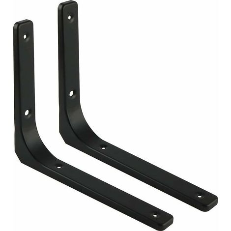 Staffa per mensola a muro, 2 pezzi Staffa in metallo 300 mm x 250 mm Staffa per impieghi gravosi Supporto per mensola a muro per cucina industriale Decorazione da parete Radiatore Montaggio a parete (