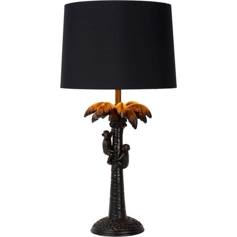 Lampada da tavolo Lucide Extravaganza Coconut E27 nera (1/5)