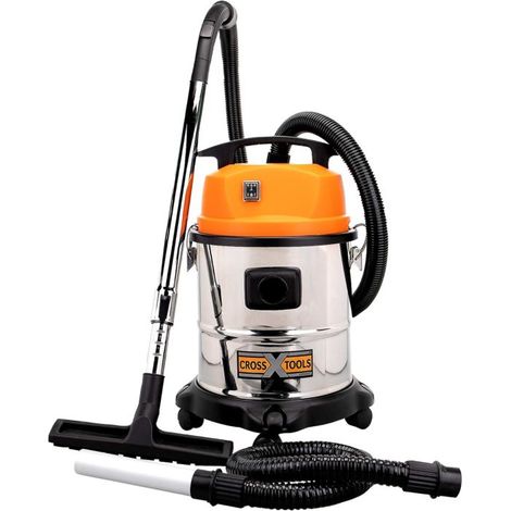 Aspirateur à cendres humides et sèches CROSS TOOLS - 4en1 avec fonction soufflante, 20 l, 200 mbar, buses incluses, NTAS 1200, 68519 (1/5)