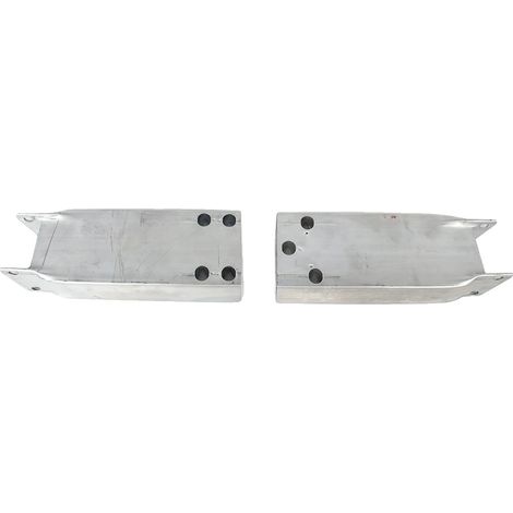 Soporte de refuerzo de impacto para parachoques, acero inoxidable, compatible con Mercedes E300, 1 par (1/2)