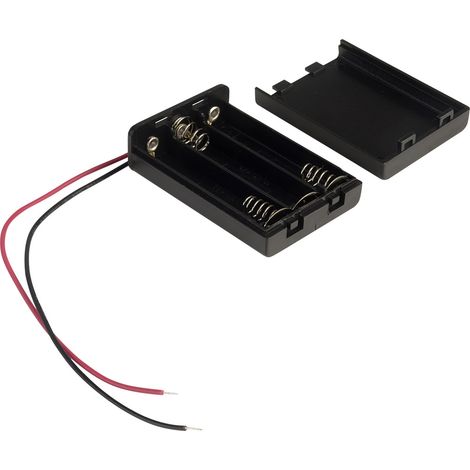 TRU COMPONENTS SBH431A Batteriehalter 3x Micro (AAA) Kabel (1/3)