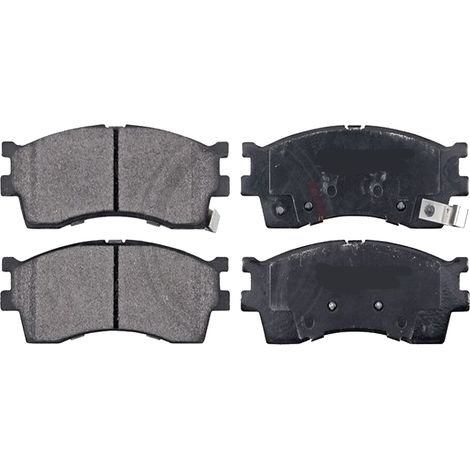 KIT PASTIGLIE FRENO ANTERIORI compatibile con KIA RIO 2 VOLUMI / CODA SPIOVENTE, 3 VOLUMI (DC) / PASTIGLIE FRENANTI AUTO OEM FDB1602 FDB715 , / SOSTITUZIONE DIRETTA / BASSA POLVERE / SILENZIOSO